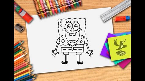 spongebob tekenen|spongebob tekenen in stappen.